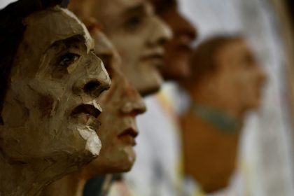 a close-up of a person