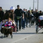 people walking on road