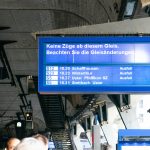 blue and white monitor