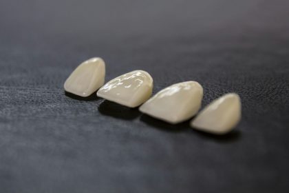 a group of white stones