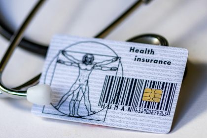 a card with a drawing of a person on it